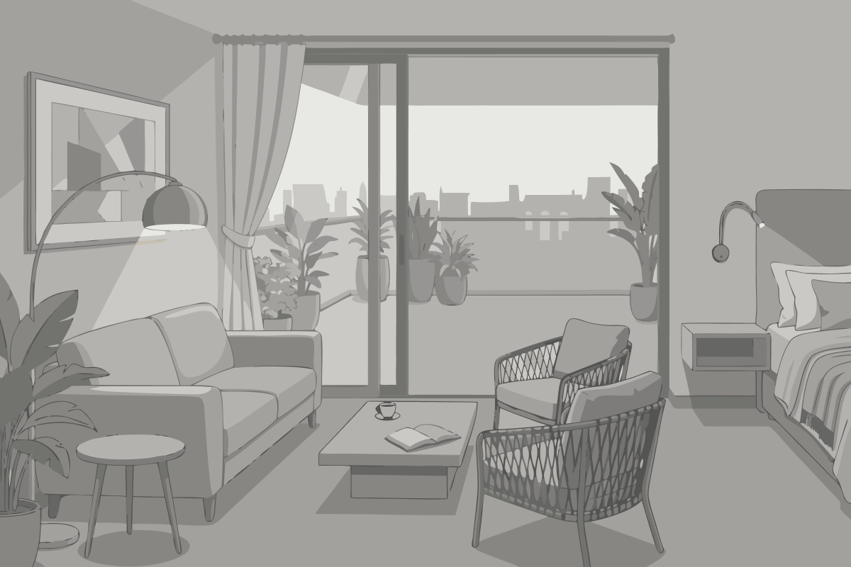 Apartamento com Varanda